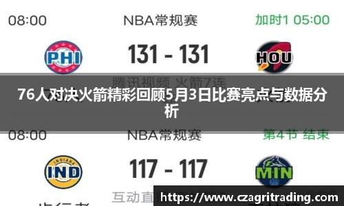 76人对决火箭精彩回顾5月3日比赛亮点与数据分析